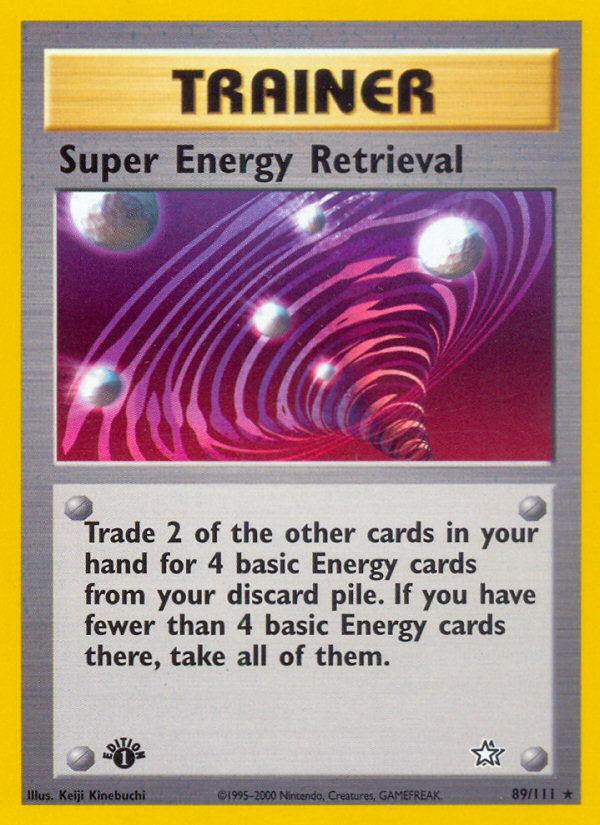 Super Energy Retrieval (89/111) [Neo Genesis 1st Edition] - Card Brawlers | Quebec | Canada | Yu-Gi-Oh!