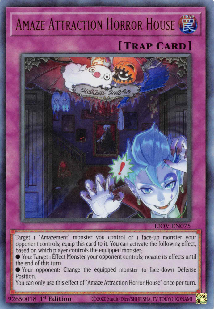 Amaze Attraction Horror House [LIOV-EN075] Ultra Rare - Card Brawlers | Quebec | Canada | Yu-Gi-Oh!