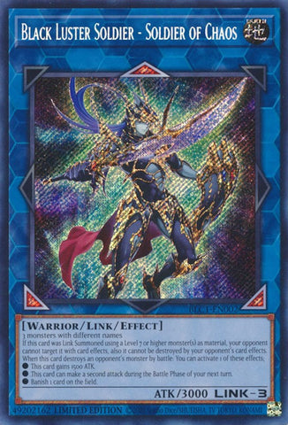 Black Luster Soldier - Soldier of Chaos [BLC1-EN002] Secret Rare - Card Brawlers | Quebec | Canada | Yu-Gi-Oh!