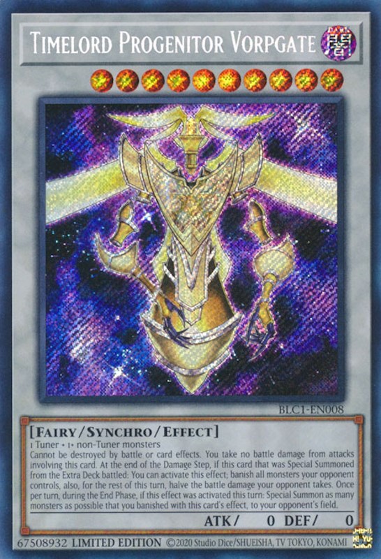 Timelord Progenitor Vorpgate [BLC1-EN008] Secret Rare - Card Brawlers | Quebec | Canada | Yu-Gi-Oh!