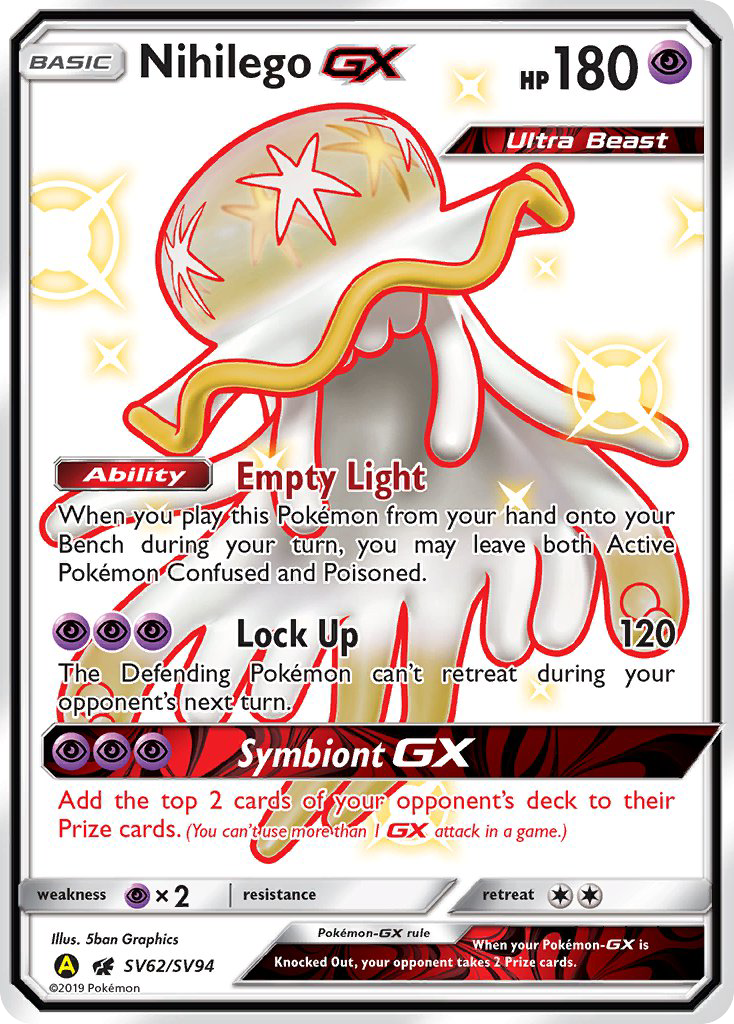 Nihilego GX (SV62/SV94) [Sun & Moon: Hidden Fates - Shiny Vault] - Card Brawlers | Quebec | Canada | Yu-Gi-Oh!