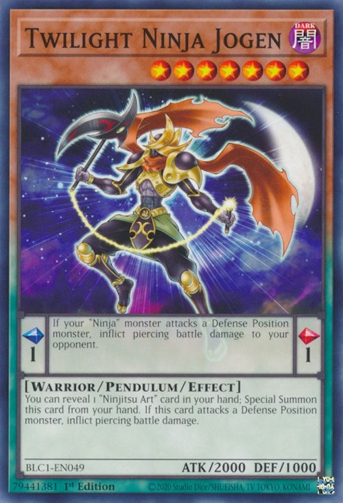 Twilight Ninja Jogen [BLC1-EN049] Common - Card Brawlers | Quebec | Canada | Yu-Gi-Oh!