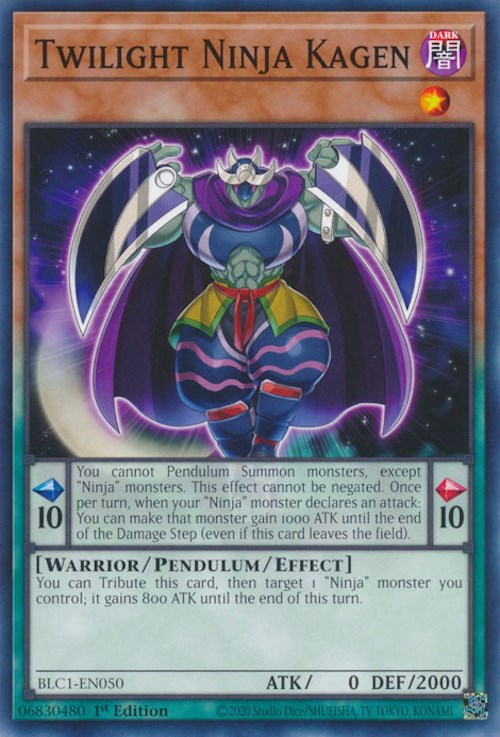 Twilight Ninja Kagen [BLC1-EN050] Common - Card Brawlers | Quebec | Canada | Yu-Gi-Oh!