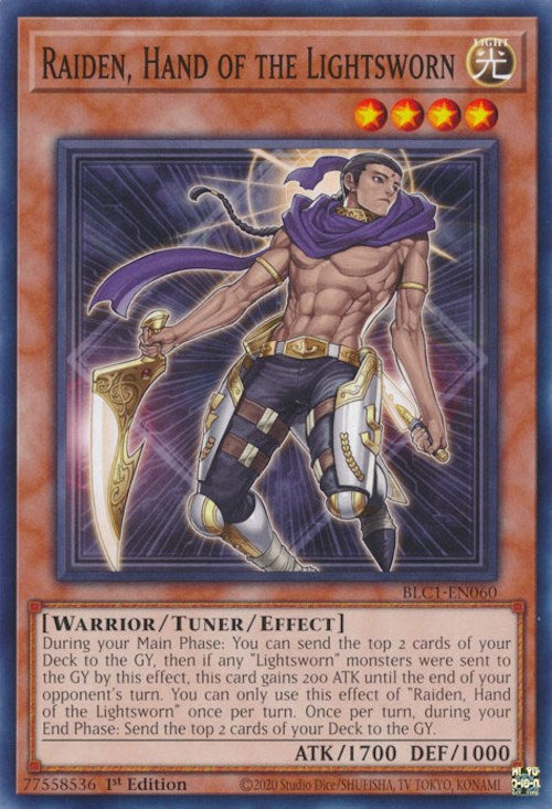 Raiden, Hand of the Lightsworn [BLC1-EN060] Common - Card Brawlers | Quebec | Canada | Yu-Gi-Oh!