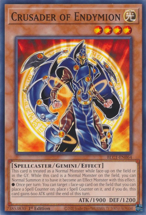 Crusader of Endymion [BLC1-EN064] Common - Card Brawlers | Quebec | Canada | Yu-Gi-Oh!