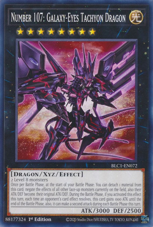 Number 107: Galaxy-Eyes Tachyon Dragon [BLC1-EN072] Common - Card Brawlers | Quebec | Canada | Yu-Gi-Oh!