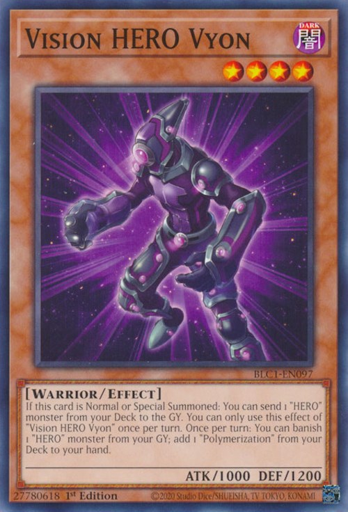 Vision HERO Vyon [BLC1-EN097] Common - Card Brawlers | Quebec | Canada | Yu-Gi-Oh!