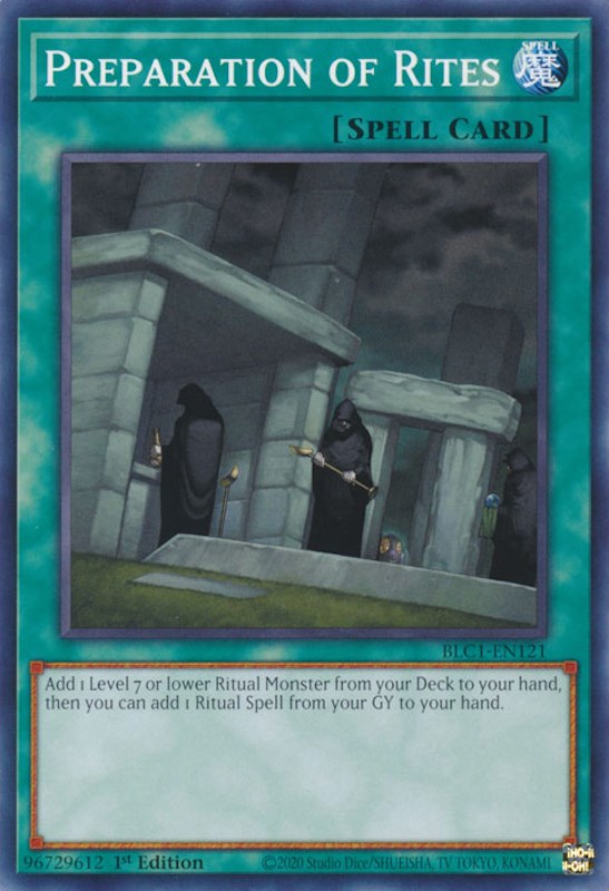 Preparation of Rites [BLC1-EN121] Common - Card Brawlers | Quebec | Canada | Yu-Gi-Oh!