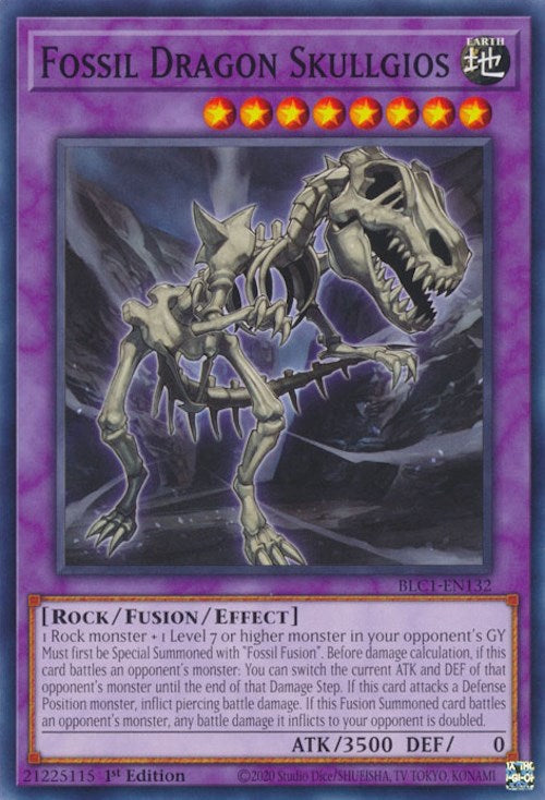 Fossil Dragon Skullgios [BLC1-EN132] Common - Card Brawlers | Quebec | Canada | Yu-Gi-Oh!