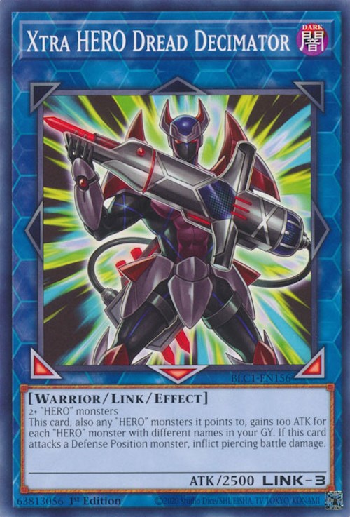 Xtra HERO Dread Decimator [BLC1-EN156] Common - Card Brawlers | Quebec | Canada | Yu-Gi-Oh!