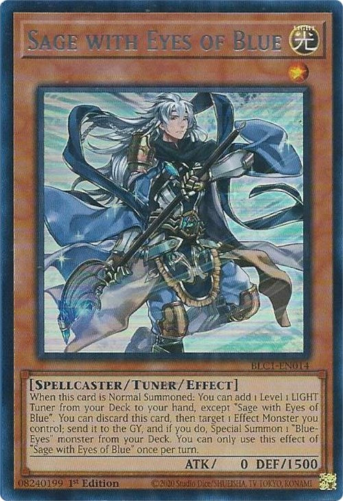 Sage with Eyes of Blue (Silver) [BLC1-EN014] Ultra Rare - Card Brawlers | Quebec | Canada | Yu-Gi-Oh!