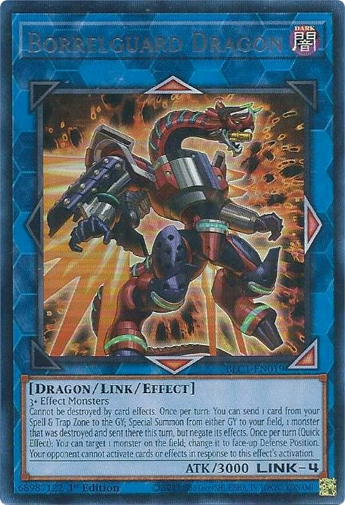 Borrelguard Dragon (Silver) [BLC1-EN019] Ultra Rare - Card Brawlers | Quebec | Canada | Yu-Gi-Oh!