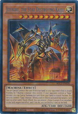 Jizukiru, the Star Destroying Kaiju (Silver) [BLC1-EN036] Ultra Rare - Card Brawlers | Quebec | Canada | Yu-Gi-Oh!