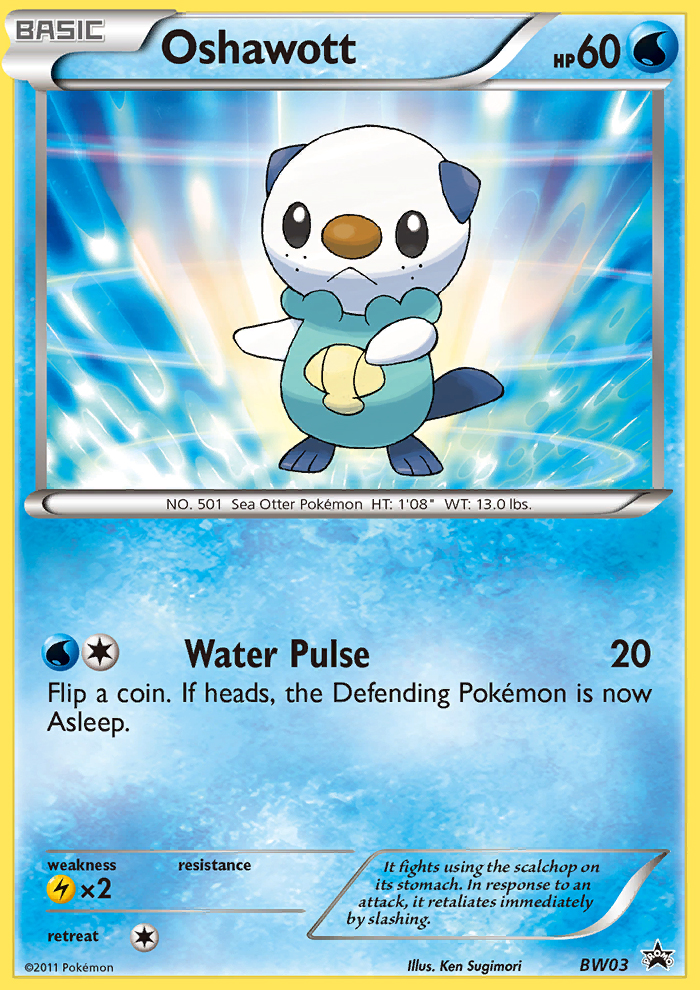 Oshawott (BW03) [Black & White: Black Star Promos] - Card Brawlers | Quebec | Canada | Yu-Gi-Oh!