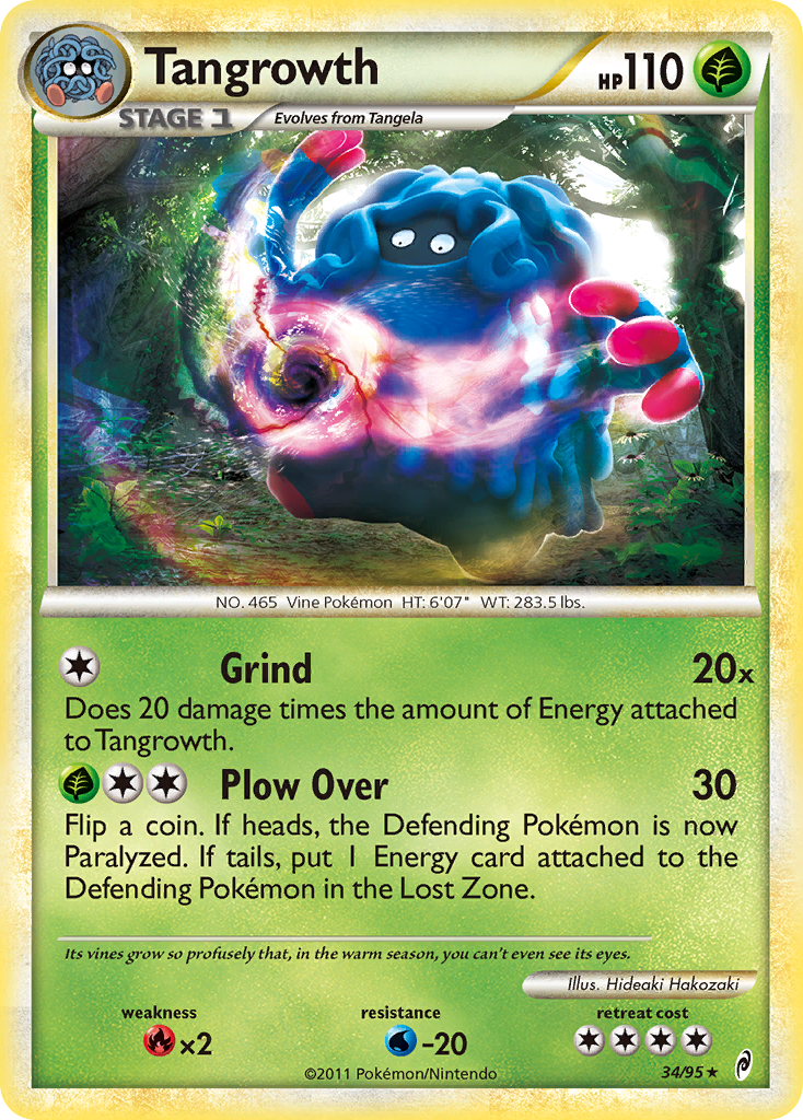 Tangrowth (34/95) [HeartGold & SoulSilver: Call of Legends] - Card Brawlers | Quebec | Canada | Yu-Gi-Oh!