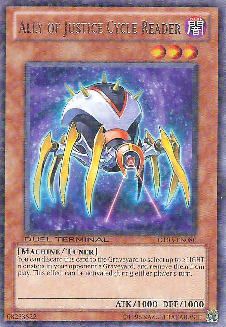 Ally of Justice Cycle Reader [DT03-EN080] Rare - Card Brawlers | Quebec | Canada | Yu-Gi-Oh!