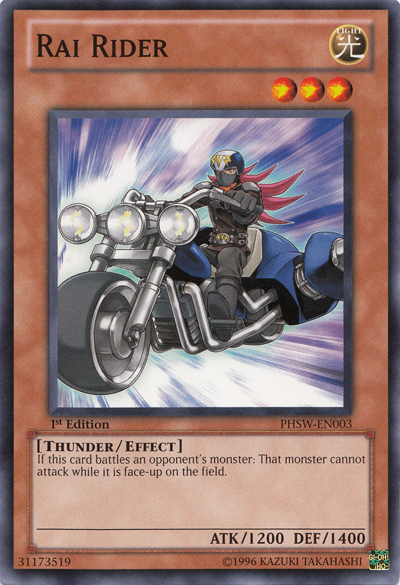 Rai Rider [PHSW-EN003] Common - Card Brawlers | Quebec | Canada | Yu-Gi-Oh!