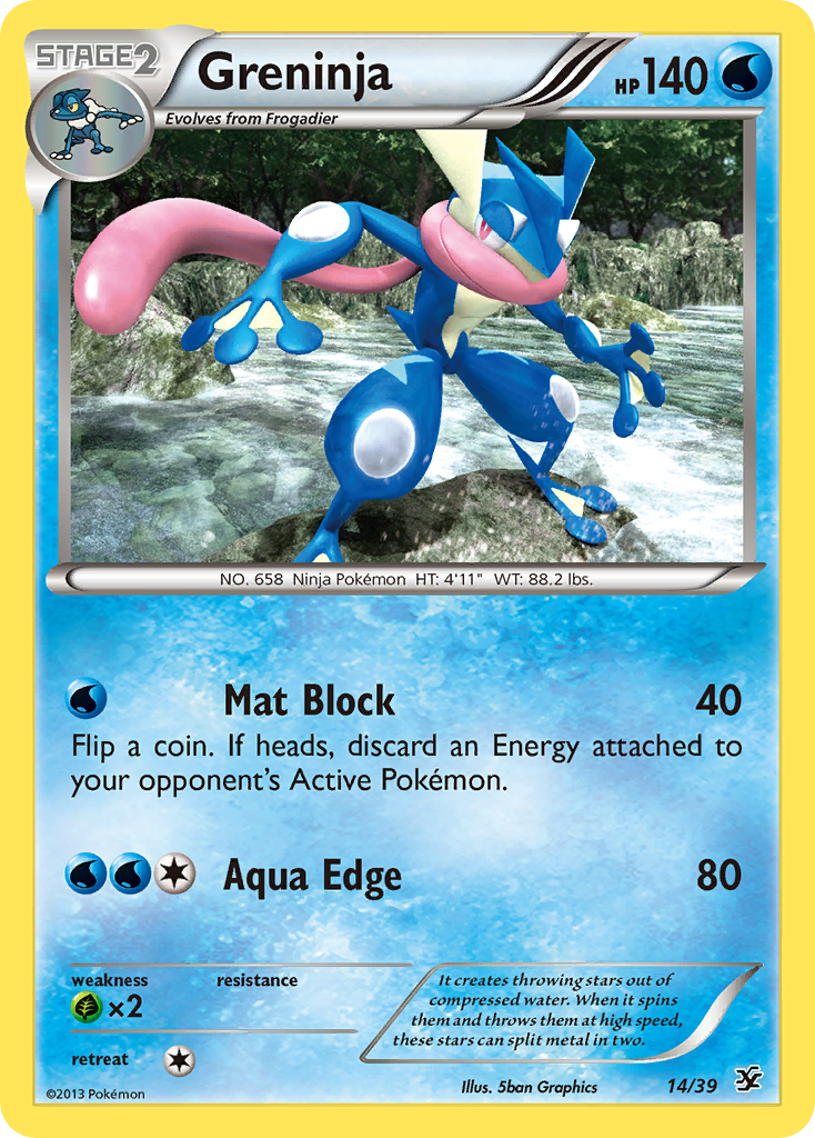 Greninja (14/39) [XY: Kalos Starter Set] - Card Brawlers | Quebec | Canada | Yu-Gi-Oh!