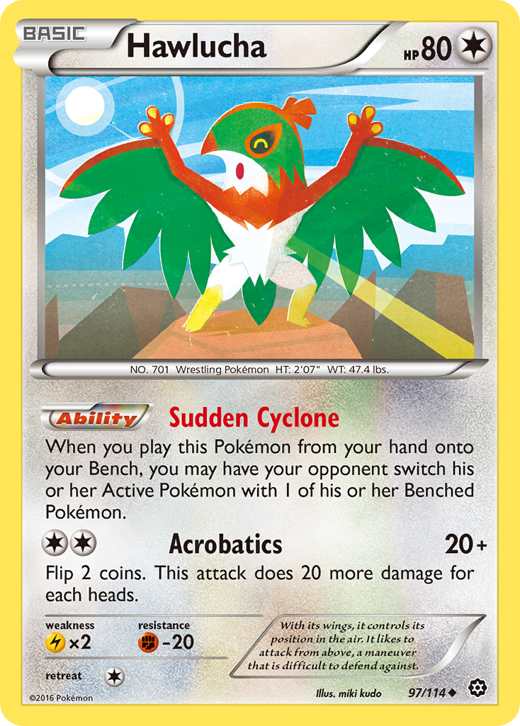 Hawlucha (97/114) [XY: Steam Siege] - Card Brawlers | Quebec | Canada | Yu-Gi-Oh!