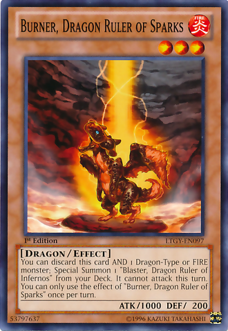 Burner, Dragon Ruler of Sparks [LTGY-EN097] Common - Card Brawlers | Quebec | Canada | Yu-Gi-Oh!