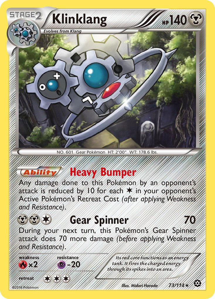 Klinklang (73/114) (Theme Deck Exclusive) [XY: Steam Siege] - Card Brawlers | Quebec | Canada | Yu-Gi-Oh!