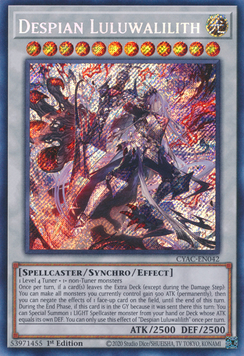 Despian Luluwalilith [CYAC-EN042] Secret Rare - Card Brawlers | Quebec | Canada | Yu-Gi-Oh!