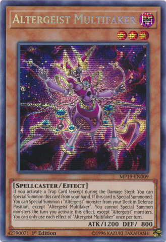 Altergeist Multifaker [MP19-EN009] Prismatic Secret Rare - Card Brawlers | Quebec | Canada | Yu-Gi-Oh!