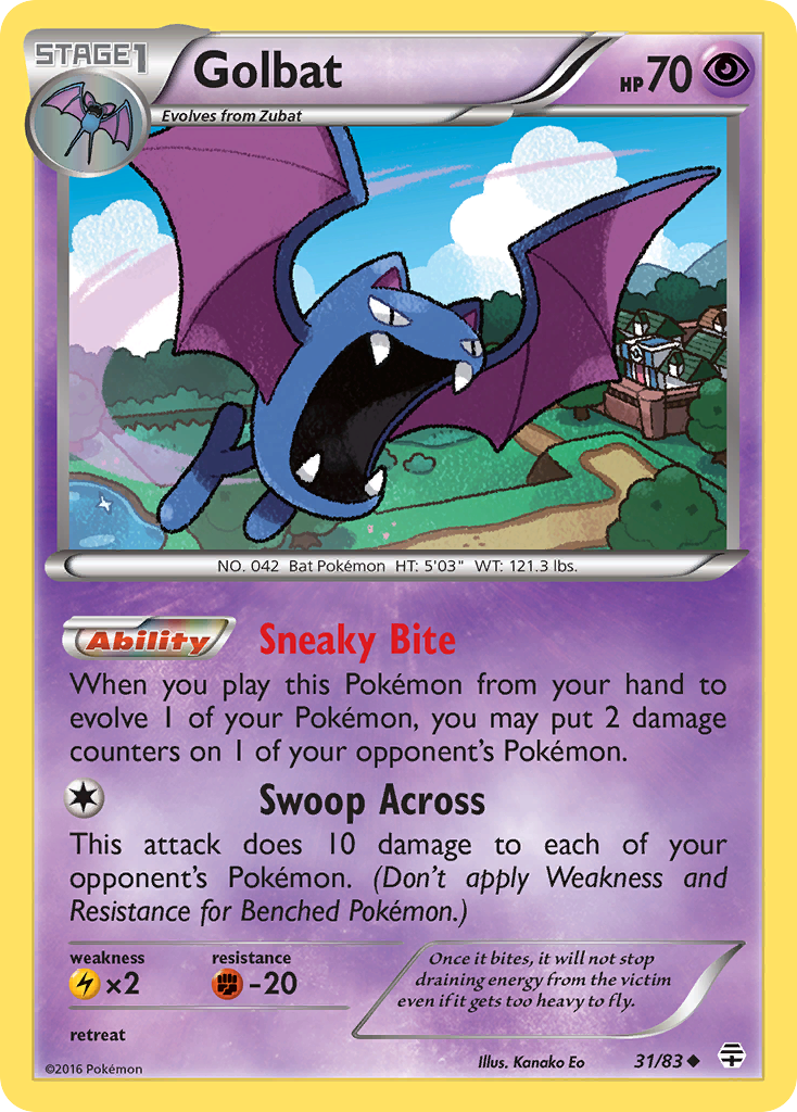 Golbat (31/83) [XY: Generations] - Card Brawlers | Quebec | Canada | Yu-Gi-Oh!