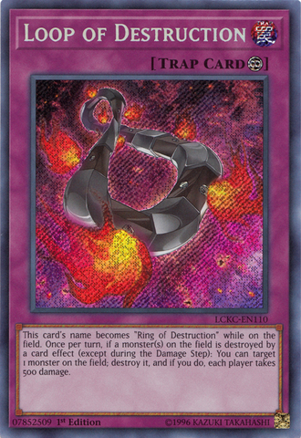 Loop of Destruction [LCKC-EN110] Secret Rare - Card Brawlers | Quebec | Canada | Yu-Gi-Oh!