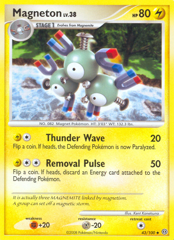 Magneton (43/100) [Diamond & Pearl: Stormfront] - Card Brawlers | Quebec | Canada | Yu-Gi-Oh!