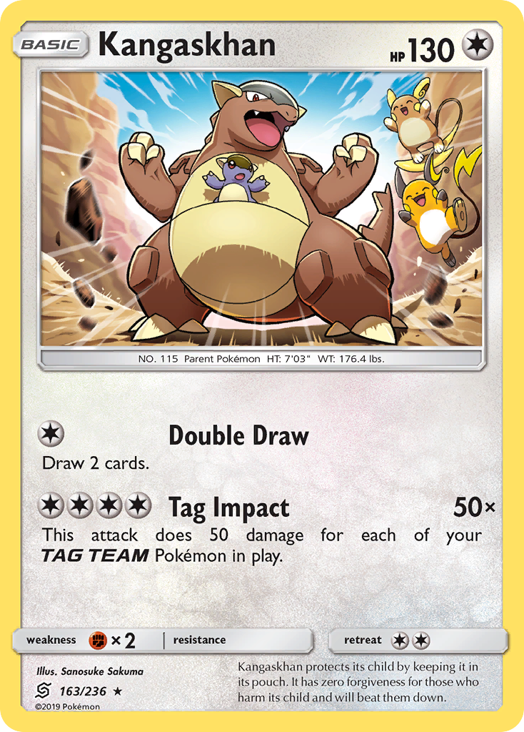 Kangaskhan (163/236) [Sun & Moon: Unified Minds] - Card Brawlers | Quebec | Canada | Yu-Gi-Oh!
