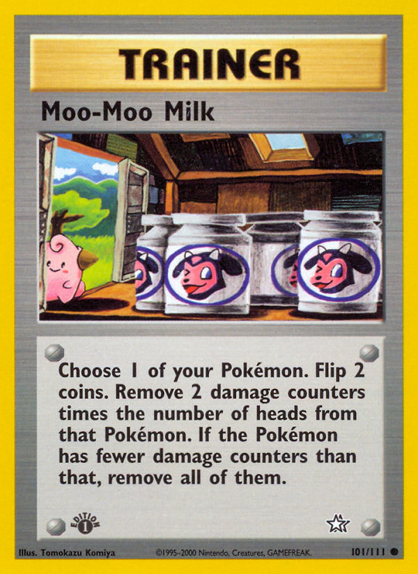 Moo-Moo Milk (101/111) [Neo Genesis 1st Edition] - Card Brawlers | Quebec | Canada | Yu-Gi-Oh!