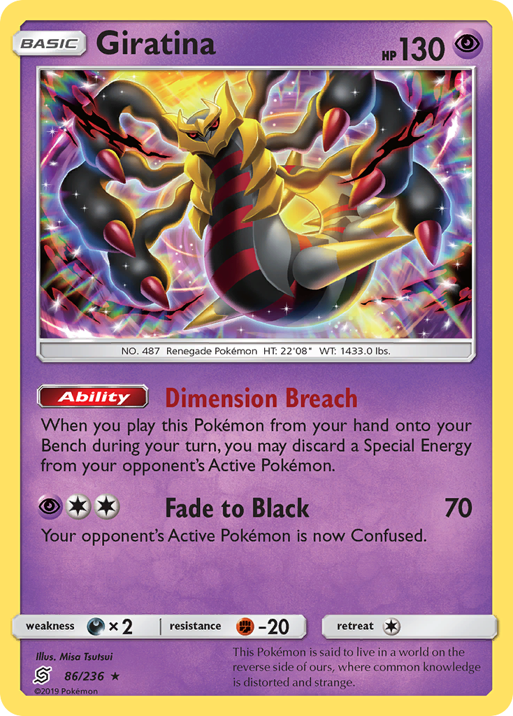 Giratina (86/236) [Sun & Moon: Unified Minds] - Card Brawlers | Quebec | Canada | Yu-Gi-Oh!