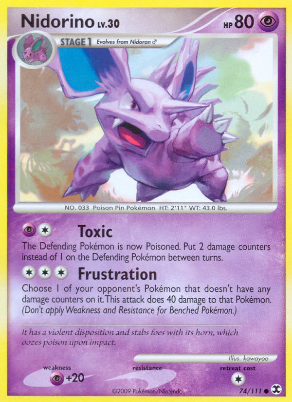 Nidorino (74/111) [Platinum: Rising Rivals] - Card Brawlers | Quebec | Canada | Yu-Gi-Oh!