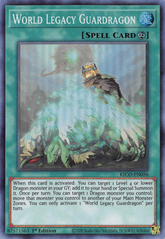 World Legacy Guardragon [KICO-EN056] Super Rare - Card Brawlers | Quebec | Canada | Yu-Gi-Oh!