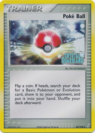 Poke Ball (82/100) (Stamped) [EX: Crystal Guardians] - Card Brawlers | Quebec | Canada | Yu-Gi-Oh!