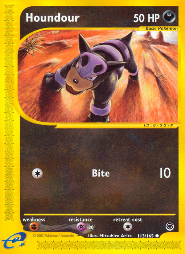 Houndour (113/165) [Expedition: Base Set] - Card Brawlers | Quebec | Canada | Yu-Gi-Oh!