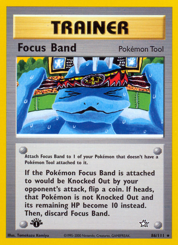 Focus Band (86/111) [Neo Genesis 1st Edition] - Card Brawlers | Quebec | Canada | Yu-Gi-Oh!