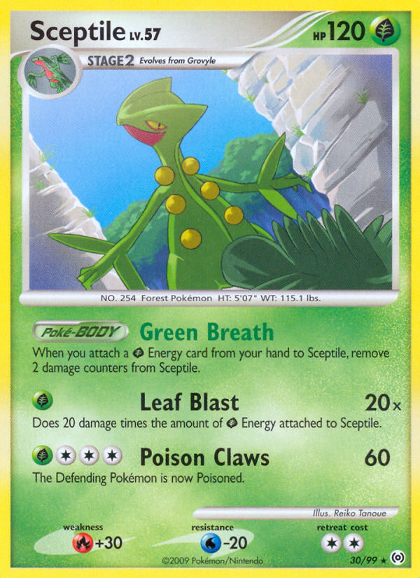 Sceptile (30/99) [Platinum: Arceus] - Card Brawlers | Quebec | Canada | Yu-Gi-Oh!
