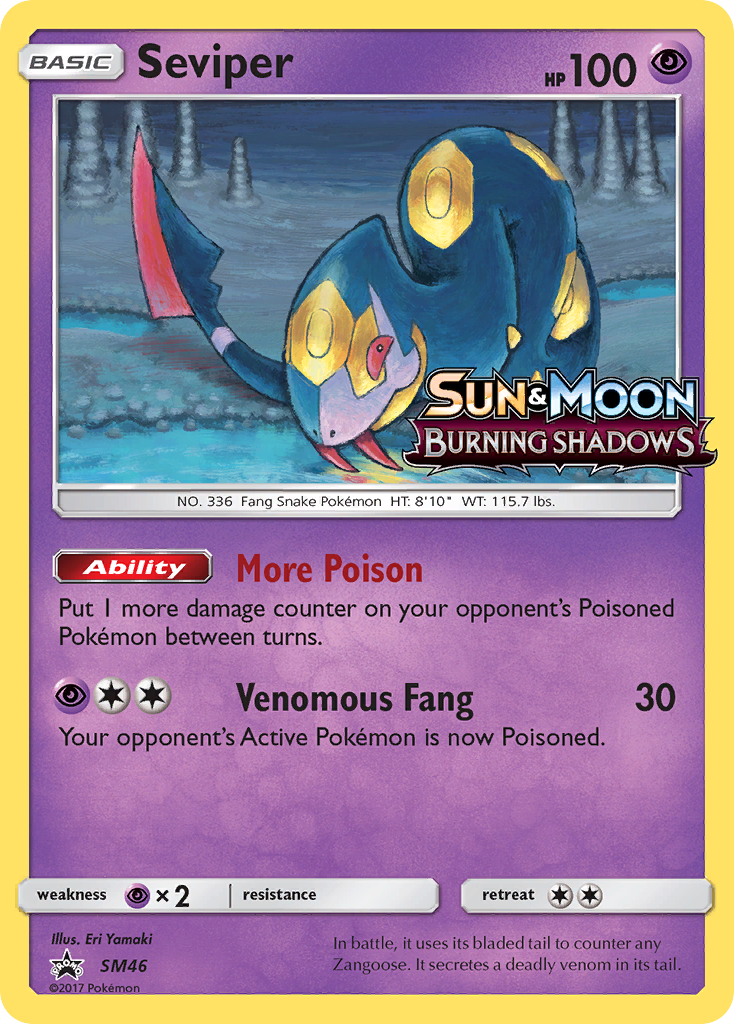 Seviper (SM46) [Sun & Moon: Black Star Promos] - Card Brawlers | Quebec | Canada | Yu-Gi-Oh!