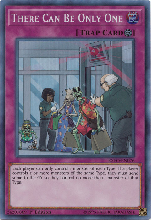 There Can Be Only One [EXFO-EN076] Super Rare - Card Brawlers | Quebec | Canada | Yu-Gi-Oh!