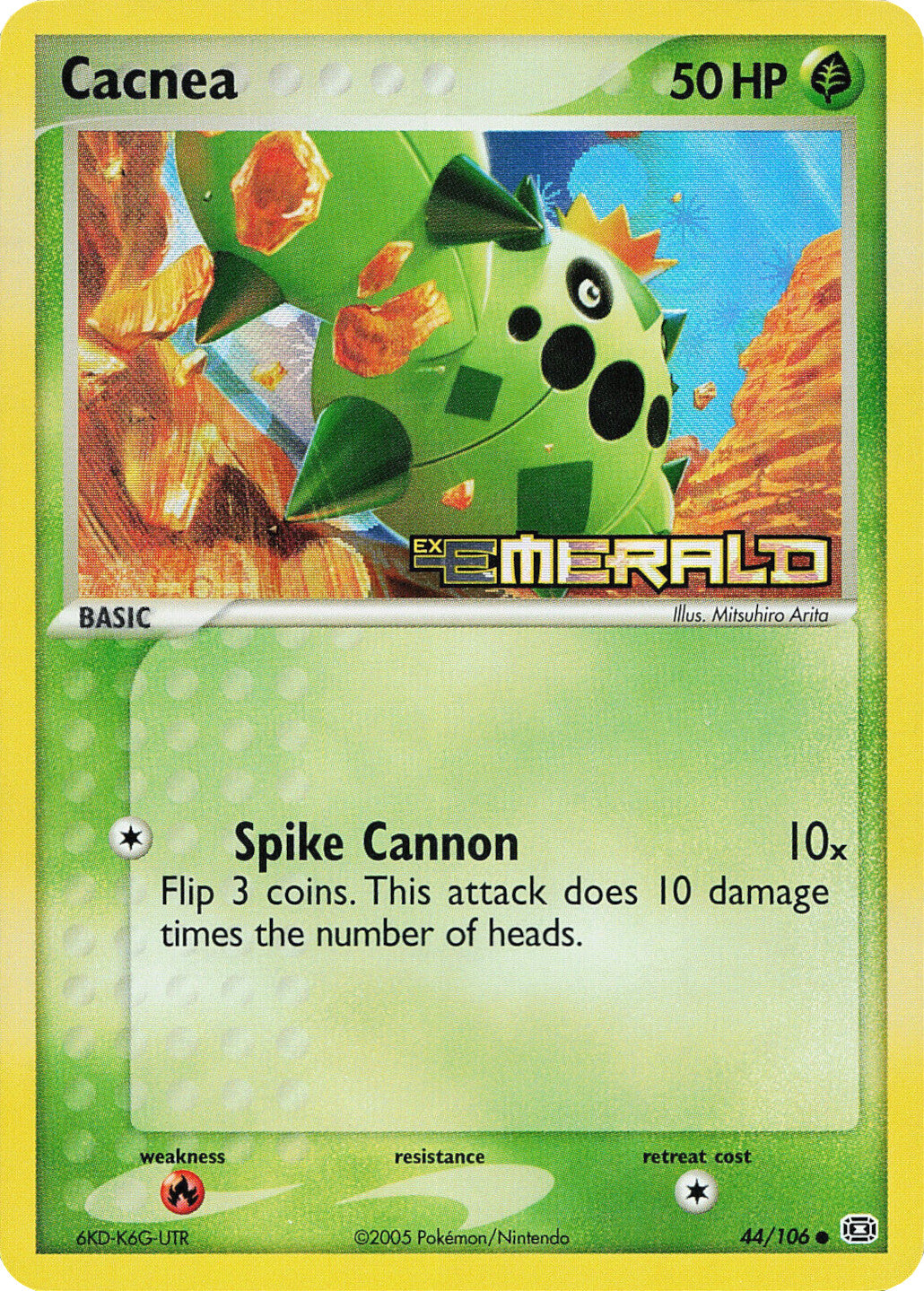 Cacnea (44/106) (Stamped) [EX: Emerald] - Card Brawlers | Quebec | Canada | Yu-Gi-Oh!