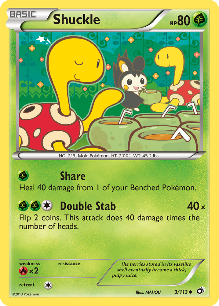 Shuckle (3/113) [Black & White: Legendary Treasures] - Card Brawlers | Quebec | Canada | Yu-Gi-Oh!