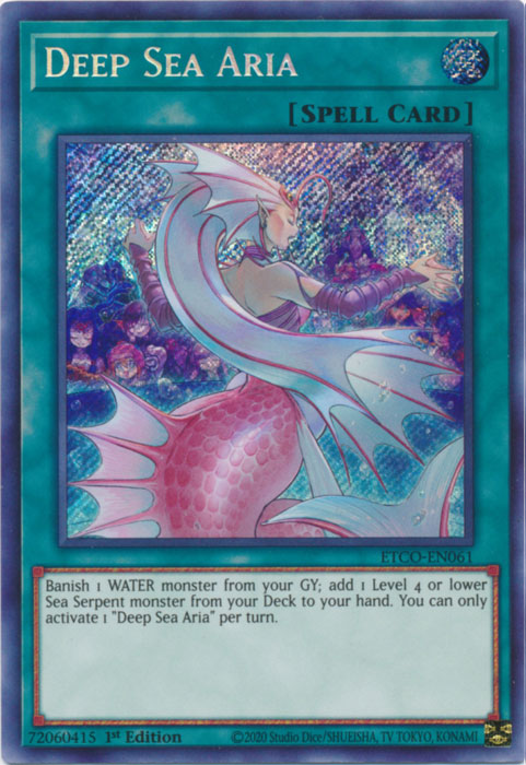 Deep Sea Aria [ETCO-EN061] Secret Rare - Card Brawlers | Quebec | Canada | Yu-Gi-Oh!