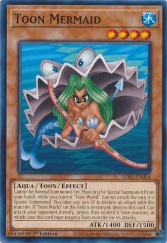 Toon Mermaid [LDS1-EN054] Common - Card Brawlers | Quebec | Canada | Yu-Gi-Oh!