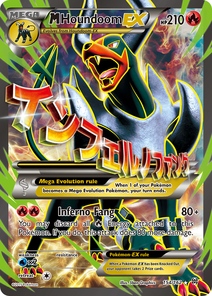 M Houndoom EX (154/162) [XY: BREAKthrough] - Card Brawlers | Quebec | Canada | Yu-Gi-Oh!