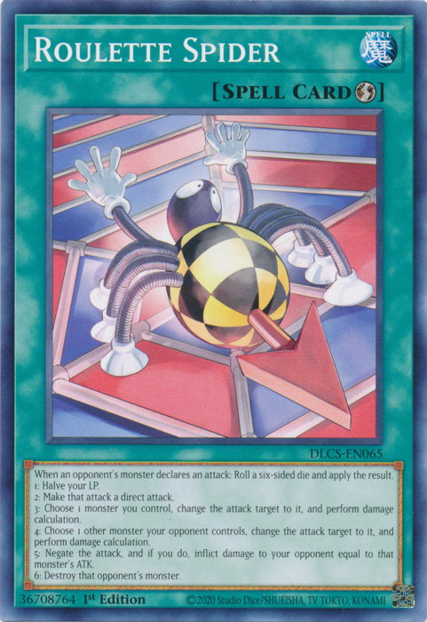 Roulette Spider [DLCS-EN065] Common - Card Brawlers | Quebec | Canada | Yu-Gi-Oh!