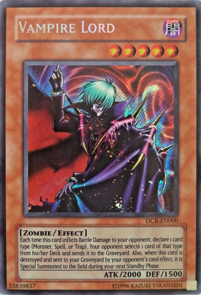 Vampire Lord [DCR-EN000] Secret Rare - Card Brawlers | Quebec | Canada | Yu-Gi-Oh!