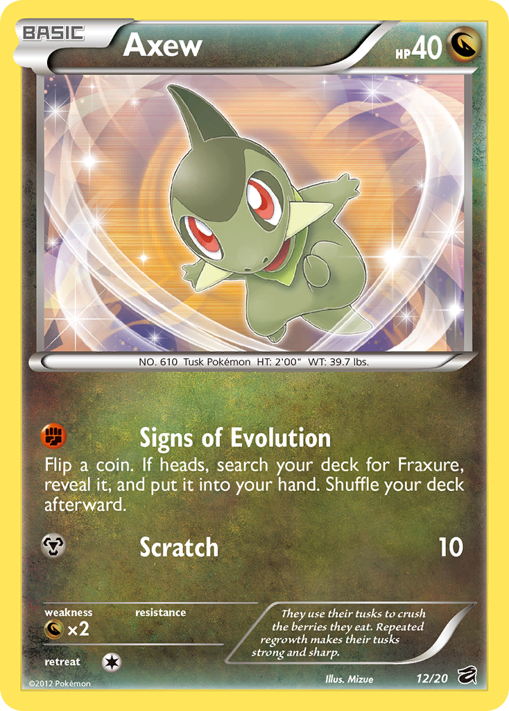 Axew (12/20) [Black & White: Dragon Vault] - Card Brawlers | Quebec | Canada | Yu-Gi-Oh!