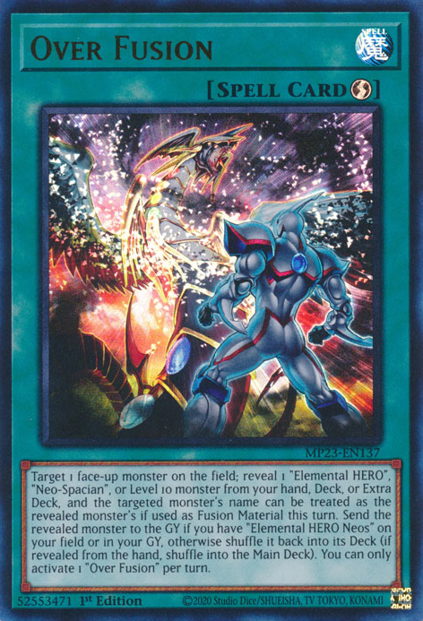 Over Fusion [MP23-EN137] Ultra Rare - Card Brawlers | Quebec | Canada | Yu-Gi-Oh!